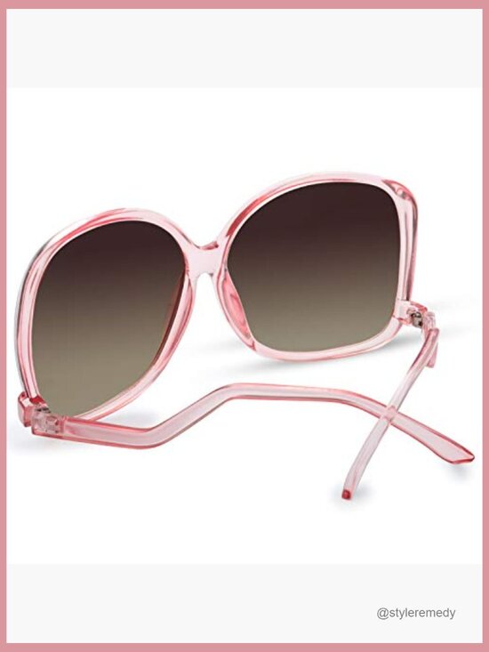 Oversized Square Cat Eye Hybrid Butterfly Fashion Sunglasses with UV400 main image 4